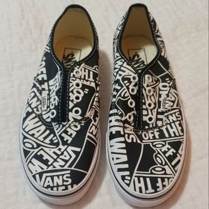 NEW Vans Doheny Black/White Off The Wall All Over Print